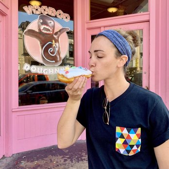 Voodoo Doughnut - Outside VooDoo/ eating the Gay Bar - Donuts Near Me - Austin, Texas Voodoo Doughnut - Outside VooDoo/ eating the Gay Bar - Donuts Near Me - Austin, Texas