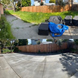 Top photo was a week prior to the concrete being poured, bottom photo is today Top photo was a week prior to the concrete being poured, bottom photo is today