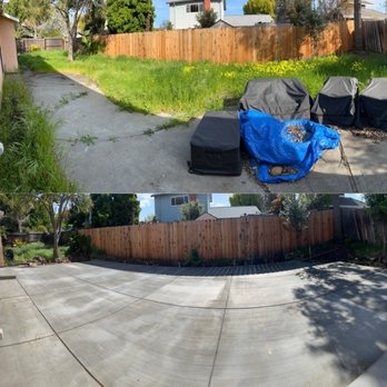 Salinas Concrete - Top photo was a week prior to the concrete being poured, bottom photo is today - Masonry/Concrete Near Me - Brentwood, California Salinas Concrete - Top photo was a week prior to the concrete being poured, bottom photo is today - Masonry/Concrete Near Me - Brentwood, California