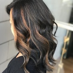 Synergy Hair Studio - High contrast balayage highlights