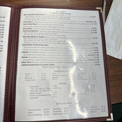 Route 11 Diner - Breakfast menu