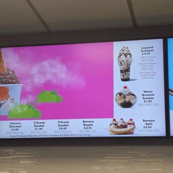 Baskin-Robbins - 2 Scoop Sundae, 3 Scoop Sundae, Banana Split, Banana Royale, OREO® Layered Sundae menu - Desserts Near Me - Riverbank, California Baskin-Robbins - 2 Scoop Sundae, 3 Scoop Sundae, Banana Split, Banana Royale, OREO® Layered Sundae menu - Desserts Near Me - Riverbank, California