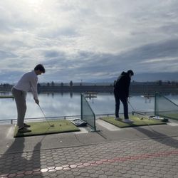 Grand Bay Driving Range - Looking south over the water