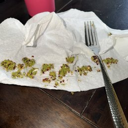 What I had to scrape off the top