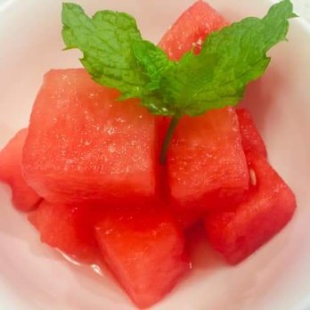The Flying Frog Bed & Breakfast - Watermelon with fresh mint - Bed & Breakfast Near Me - Franklin, Indiana The Flying Frog Bed & Breakfast - Watermelon with fresh mint - Bed & Breakfast Near Me - Franklin, Indiana