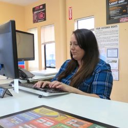 Silverdale Transmission & Automotive - Our wonderful Service Manager Ranay busy at work!