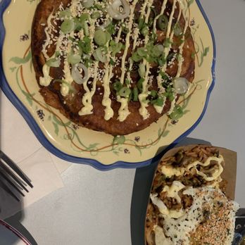 The Charlevoix - Korean Shrimp Pancake And Bacon Kimchi Fried Rice - Cocktail Bars Near Me - Grosse Pointe Park, Michigan The Charlevoix - Korean Shrimp Pancake And Bacon Kimchi Fried Rice - Cocktail Bars Near Me - Grosse Pointe Park, Michigan