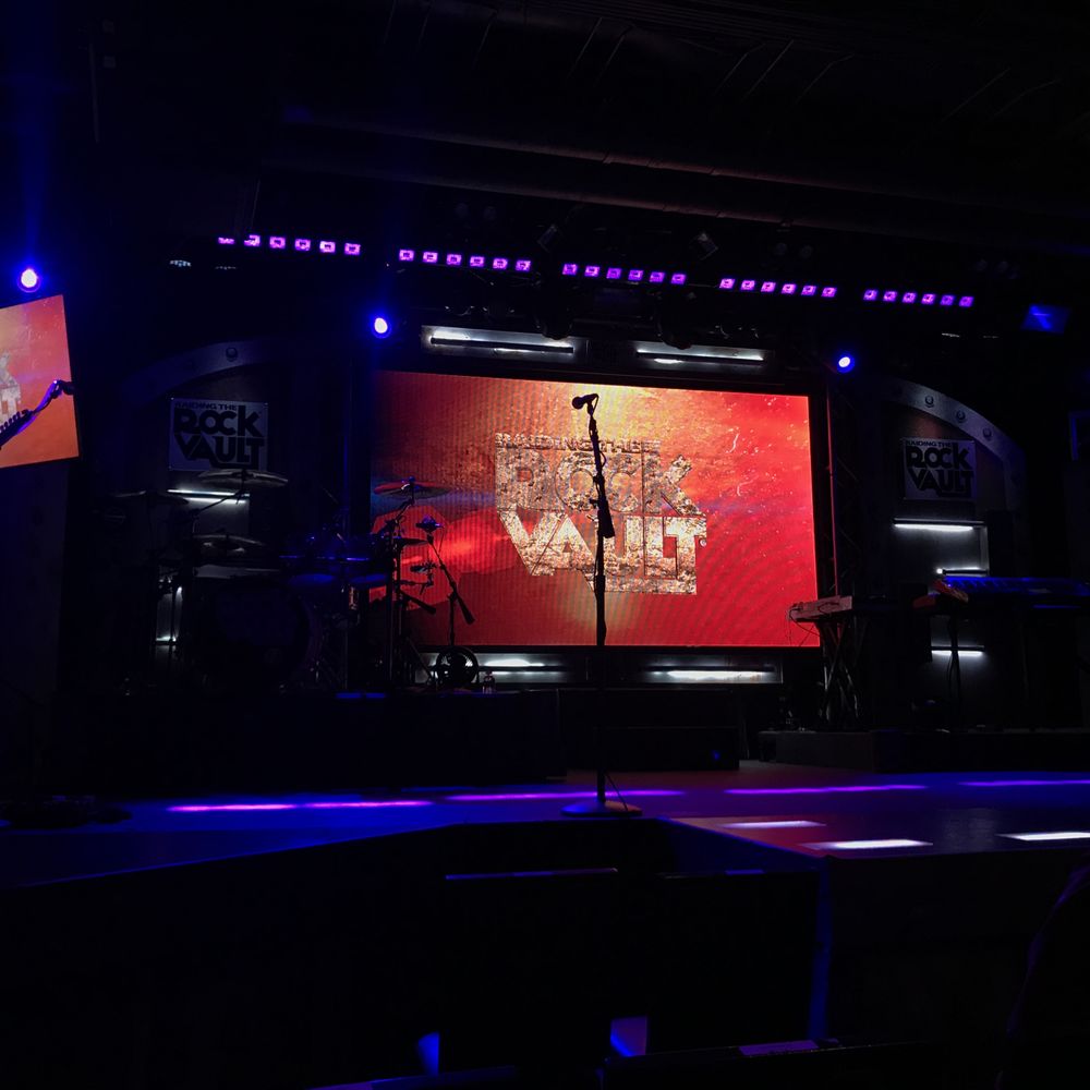 Raiding The Rock Vault - Stage before the show. - Performing Arts Near Me - Las Vegas, Nevada