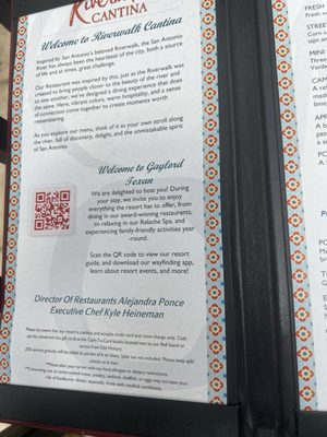 Menu photo 3 Riverwalk Cantina Grapevine, TX