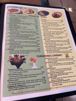 Menu photo 6 Fiesta Tapatia Bennettsville, SC