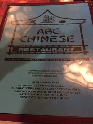 Menu photo 8 ABC Noodle House & Seafood Albuquerque, NM Menu photo 8 ABC Noodle House & Seafood Albuquerque, NM