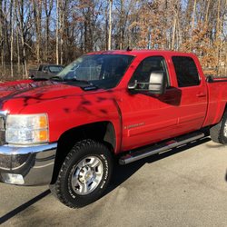 All Shine No Grime - Another Pic of the Red Truck with All Shine No Grime Detailing