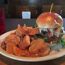The Keg Bar - Great burger from The Keg Bar in Waters, MI.