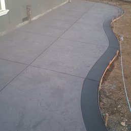 Stamped Concrete Day 1