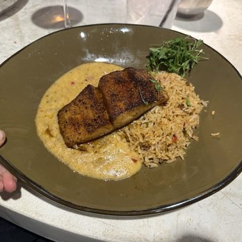 Zeke's Restaurant - Blackened Cobia - Salad Near Me - Orange Beach, Alabama Zeke's Restaurant - Blackened Cobia - Salad Near Me - Orange Beach, Alabama