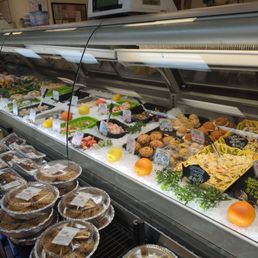 Seafood counter Seafood counter