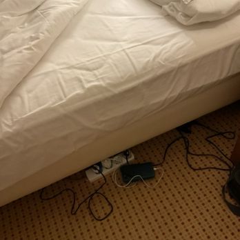 Citslinc International - Hotel room had ONE electrical outlet. Husband was unable to plug in CPAP. Front desk gave him this extension cord. - Travel Services Near Me - Monterey Park, California Citslinc International - Hotel room had ONE electrical outlet. Husband was unable to plug in CPAP. Front desk gave him this extension cord. - Travel Services Near Me - Monterey Park, California