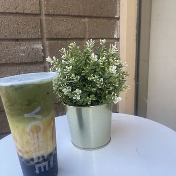 Yokee Milk Tea - Matcha Volcano with boba - Bubble Tea Near Me - Oakland, California Yokee Milk Tea - Matcha Volcano with boba - Bubble Tea Near Me - Oakland, California