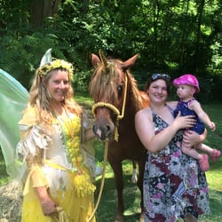 Maryland Faerie Festival - Dusty the Red Unicorn at the Maryland Faerie Festival!