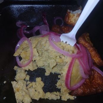 Sabor Dominicano Restaurant - The mangù was crumbly here - Dominican Near Me - Miramar, Florida