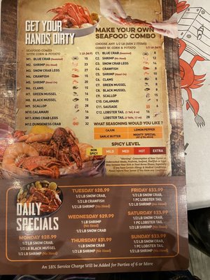 Menu photo 5 The Mighty Crab - Texarkana Texarkana, TX