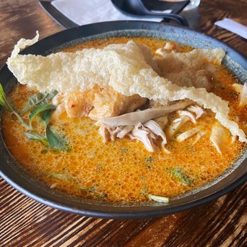 Noodle Station - 8. House Special Curry Laksa Soup - Asian Fusion Near Me - Daly City, California Noodle Station - 8. House Special Curry Laksa Soup - Asian Fusion Near Me - Daly City, California