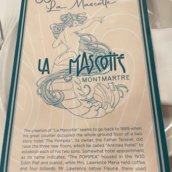 La Mascotte - Menu - Brasseries Near Me - Paris, 75