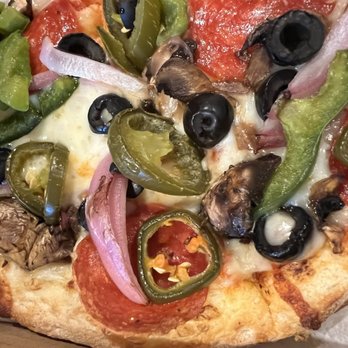 Papa Pizza Pie - Supreme with jalapeños - Pizza Near Me - Fullerton, California Papa Pizza Pie - Supreme with jalapeños - Pizza Near Me - Fullerton, California