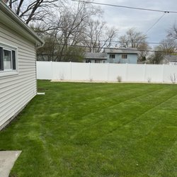 Teca's Fence - Beautiful Vinyl Fence Install !  This was taken 2 years ago shortly after they finished.   Great work.