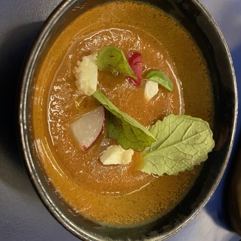 Remulass - Gazpacho of tomato - Italian Near Me - Milan, Michigan