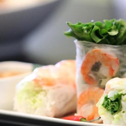 Classic Salad Roll "with a surprise inside"! (photo courtesy of Chopsticks on Pho)