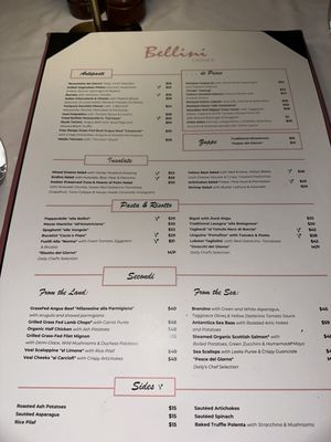 Menu photo 2 Bellini Miami, FL