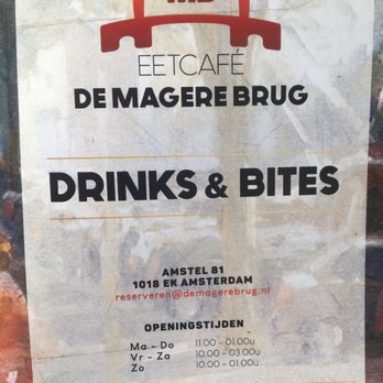 Eetcafé De Magere Brug - Service? You want Service? What Service? - Gastropubs Near Me - Amsterdam, New Hampshire