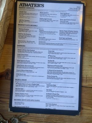 Menu photo 3 Atwater's - Belvedere Baltimore, MD