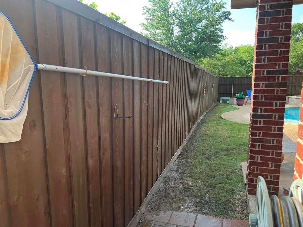 Slide of Calahan Fence Staining