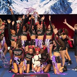 Envy Athletics - Winning the national cheer competition at Summit