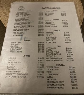 Menu photo 3 Claudia's Margaritas Loreto, BCS