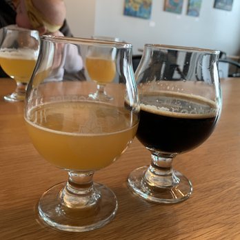 Goodfire Brewing - A VHS Imperial stout & Nude Naked (I think it was called) sour - Breweries Near Me - Portland, Maine