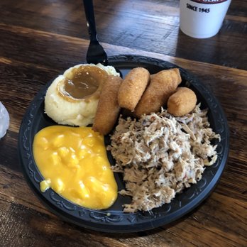 Moore's Olde Tyme BBQ - Kidd BBQ plate - Barbeque Near Me - Swansboro, North Carolina