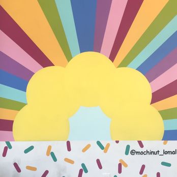 Mochinut - Decorated wall to take selfies - Donuts Near Me - Loma Linda, California Mochinut - Decorated wall to take selfies - Donuts Near Me - Loma Linda, California