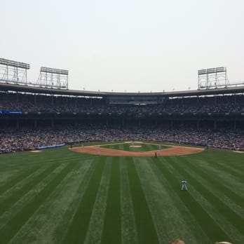Wrigley Field - View from the bleachers. Glorious!! - Stadiums & Arenas Near Me - Chicago, Illinois