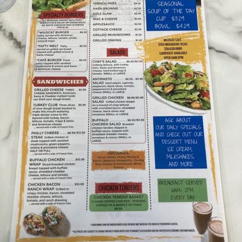 Wildcat Cafe - Menu - American Near Me - Mogadore, Ohio Wildcat Cafe - Menu - American Near Me - Mogadore, Ohio