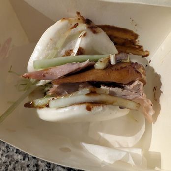 Peking Duck Sandwich Stall - Food Stands Near Me - Flushing, New York Peking Duck Sandwich Stall - Food Stands Near Me - Flushing, New York