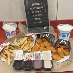 Wendy's - Wednesday unhappy meal (x2) sauces in order of spiciness