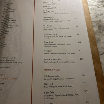 The Urban Oyster - Drink menu - Seafood Near Me - Baltimore, Maryland The Urban Oyster - Drink menu - Seafood Near Me - Baltimore, Maryland