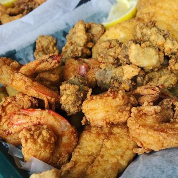Safe Harbor Seafood - Pick 3 basket w/ fried haddock, shrimp, and calamari - Seafood Near Me - Jacksonville, Florida Safe Harbor Seafood - Pick 3 basket w/ fried haddock, shrimp, and calamari - Seafood Near Me - Jacksonville, Florida