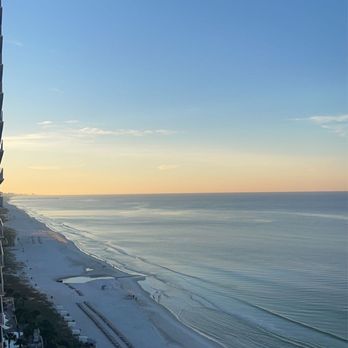Celadon Beach Resort - 7am view - Vacation Rentals Near Me - Panama City Beach, Florida