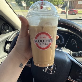 Scooter's Coffee - Iced Honeycomb espresso - Coffee & Tea Near Me - Kansas City, Missouri