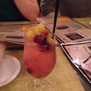 Bistro Joe's - Delicious white sangria with grapes and peach slices. - New American Near Me - Birmingham, Michigan Bistro Joe's - Delicious white sangria with grapes and peach slices. - New American Near Me - Birmingham, Michigan