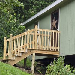 R Faith Enterprises - New deck to repair the old one that was falling apart.